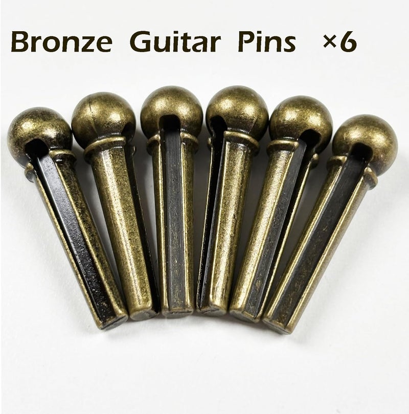 Junlego 12 Metal Acoustic Guitar Bridge Pins And Guitar Bridge Pins Remover With 2 Metal Guitar Picks - Image 3